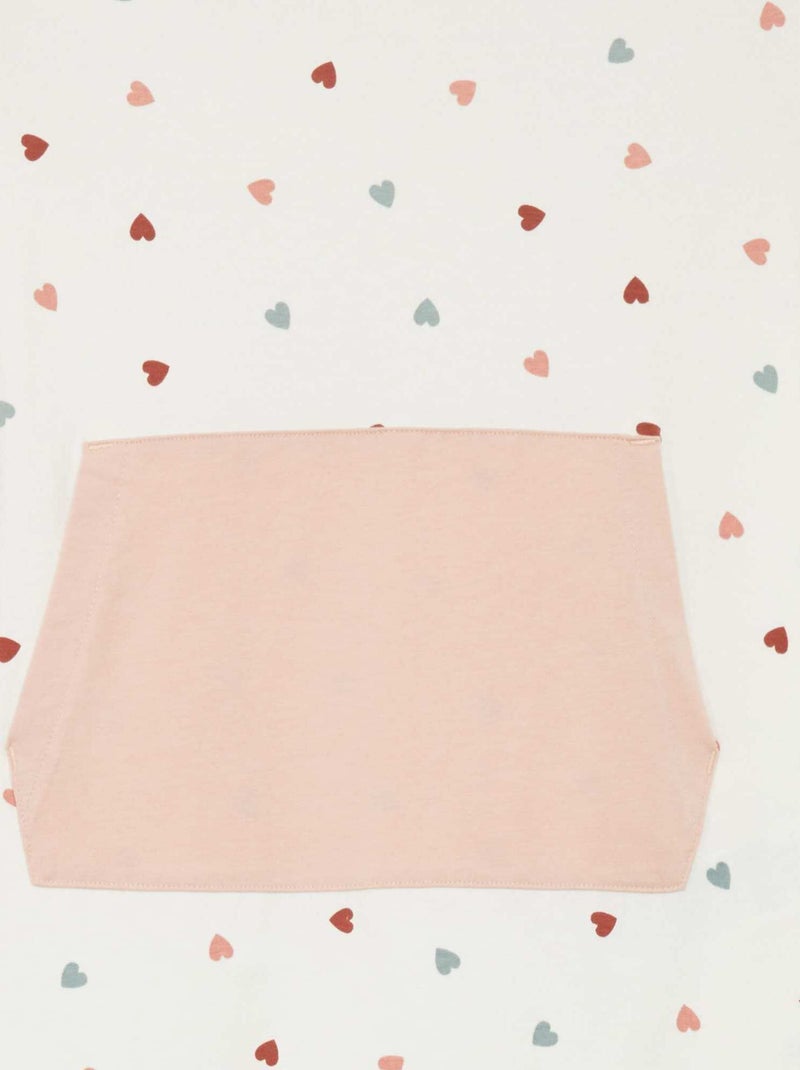 Combinaison de nuit - So Easy Blanc/rose - Kiabi