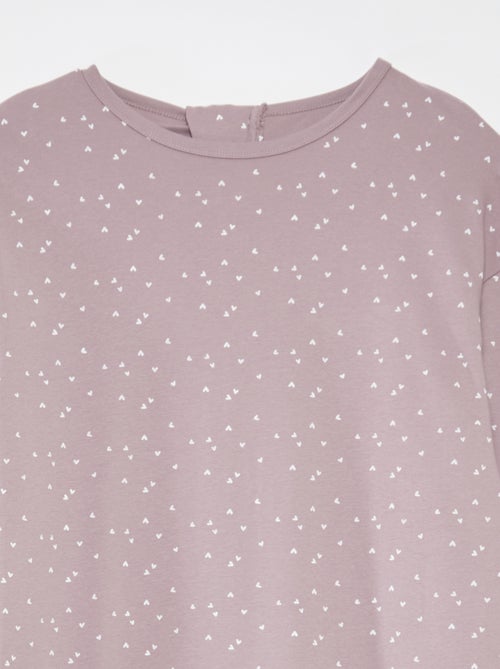 Combinaison de nuit avec ouverture zippée - collection facile à enfiler - Kiabi
