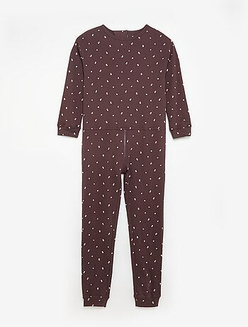 Combinaison de nuit avec ouverture zippée - Facile à enfiler