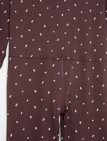 Combinaison de nuit avec ouverture zippée - Facile à enfiler