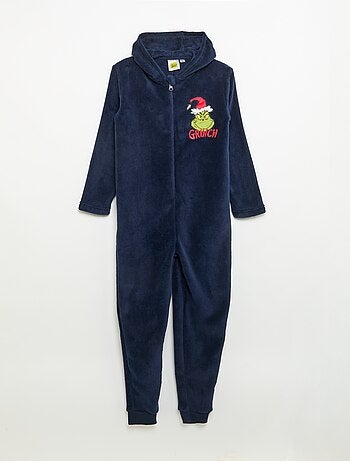 Combinaison de nuit 'Grinch' en polaire - Noël