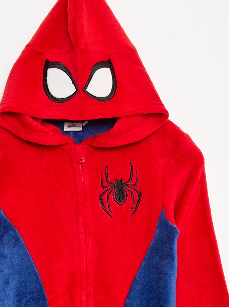 Combinaison de nuit 'Spiderman' en polaire Rouge - Kiabi