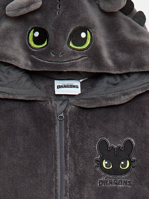 Combinaison de nuit 'Universal' 'Dragon' en polaire - Kiabi