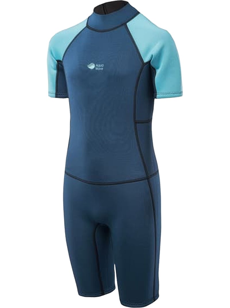 Combinaison de plongée surfo - aquawave Bleu pétrole - Kiabi