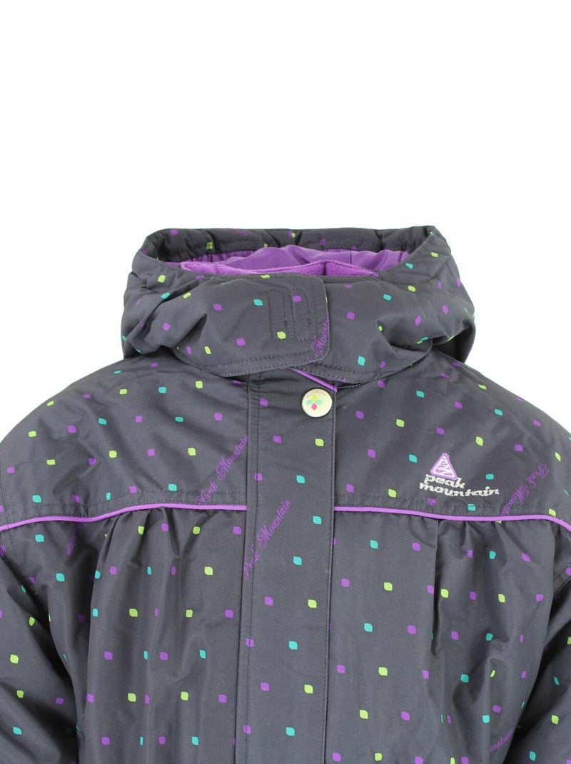 Combinaison de ski fille FANCY - PEAK MOUNTAIN Noir - Kiabi