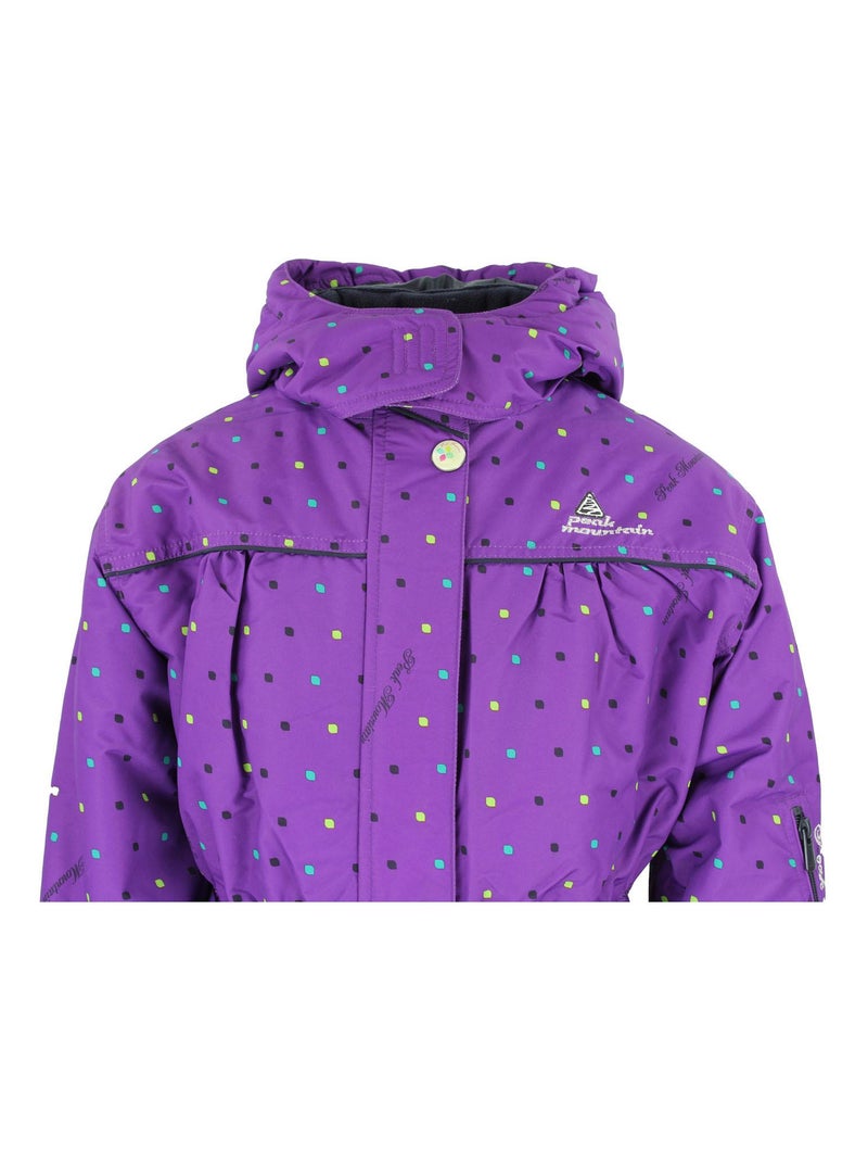 Combinaison de ski fille FANCY - PEAK MOUNTAIN Violet - Kiabi