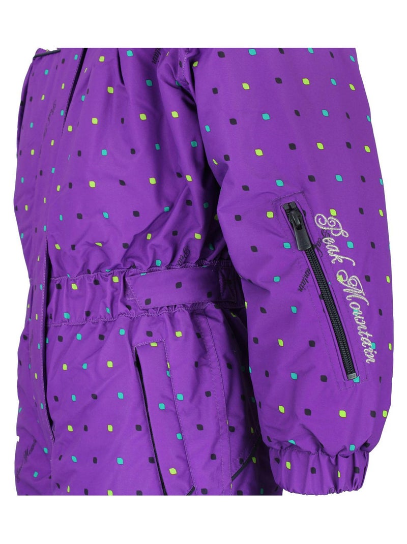 Combinaison de ski fille FANCY - PEAK MOUNTAIN Violet - Kiabi