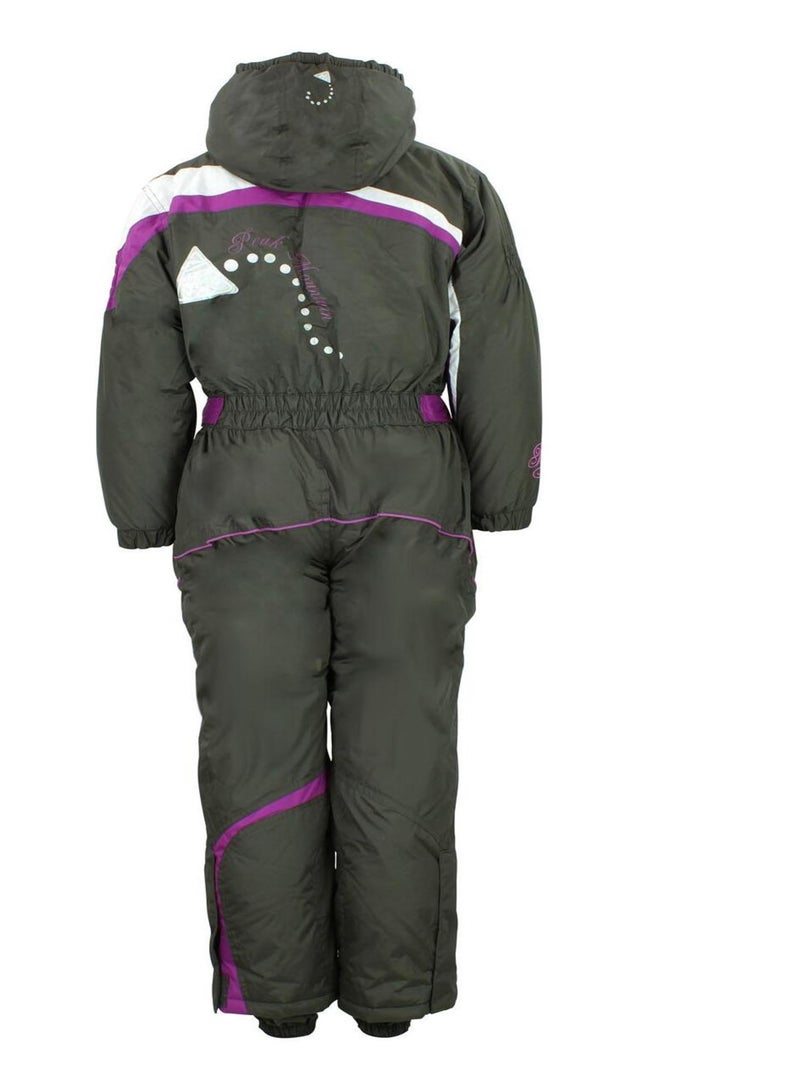 Combinaison de ski fille FLUGI - PEAK MOUNTAIN Marron - Kiabi