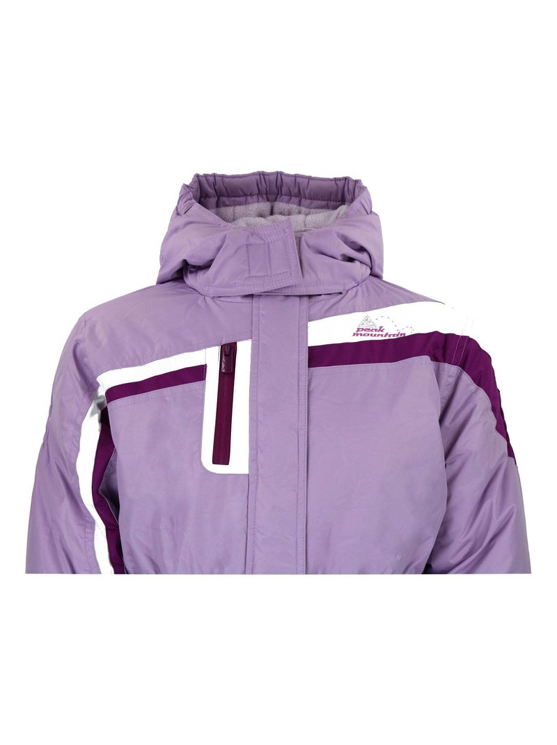 Combinaison de ski fille FLUGI - PEAK MOUNTAIN Mauve - Kiabi