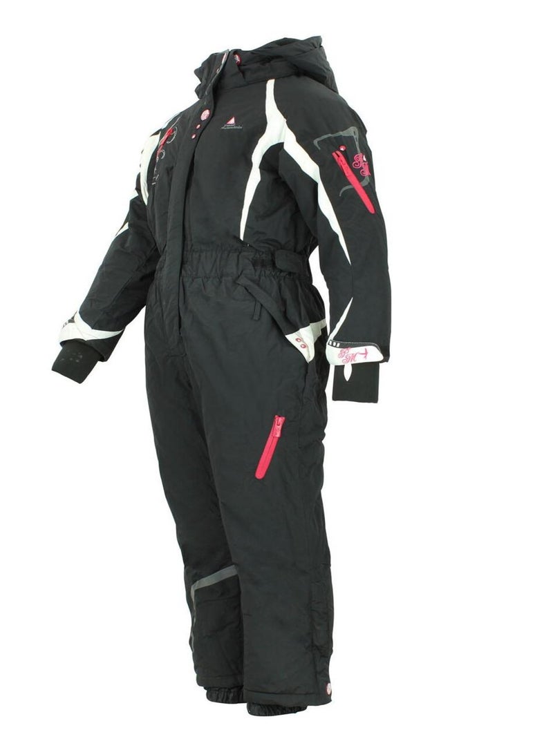 Combinaison de ski fille GELDI - PEAK MOUNTAIN Noir Noir - Kiabi