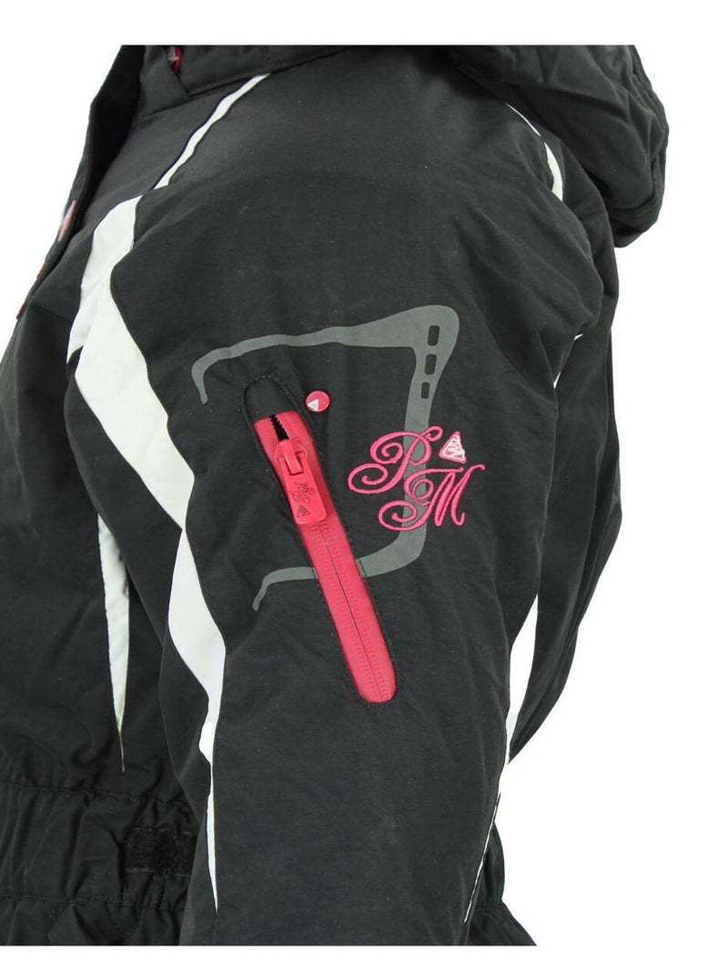 Combinaison de ski fille GELDI - PEAK MOUNTAIN Noir Noir - Kiabi