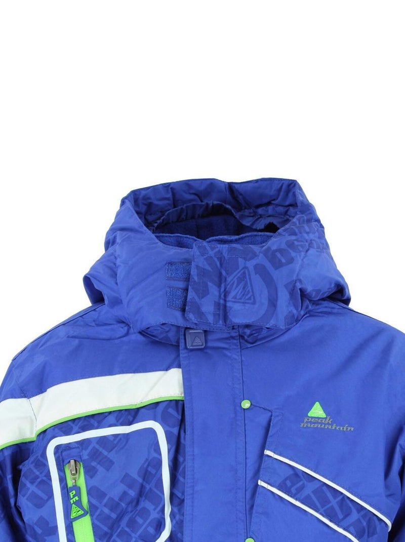 Combinaison de ski garçon ECOMBO - PEAK MOUNTAIN Bleu - Kiabi