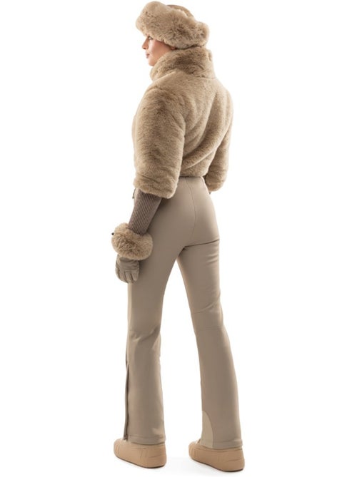 Combinaison de ski rétro en fausse fourrure femme femme val gardena-w camel - Kiabi Combinaison de ski rétro en fausse fourrure femme femme val gardena-w camel - Kiabi