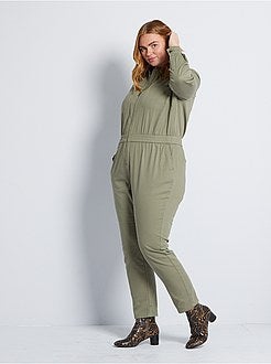 Combinaison denim colorée - Kiabi