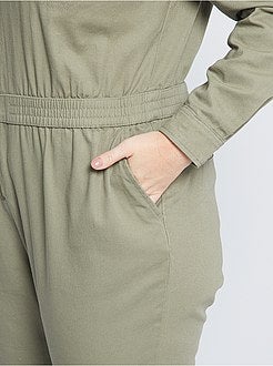 Combinaison denim colorée - Kiabi