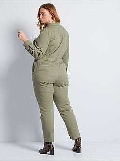 Combinaison denim colorée - Kiabi