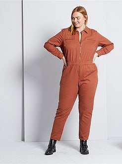 Combinaison denim colorée - Kiabi