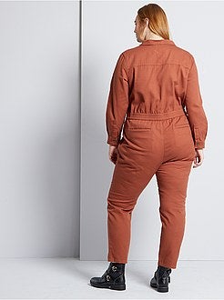 Combinaison denim colorée - Kiabi