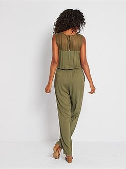 Combinaison dentelle dos 'JDY' - Kiabi