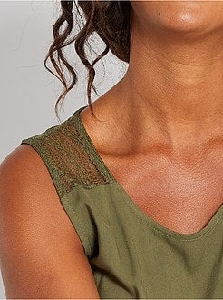 Combinaison dentelle dos 'JDY' - Kiabi