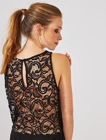 Combinaison dos dentelle 'JDY' - Kiabi