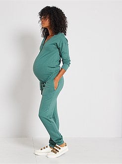 Combinaison effet jogging de maternité - Kiabi