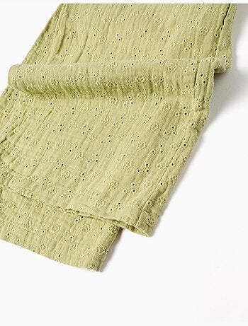 Combinaison en coton à jambe large et broderie anglaise