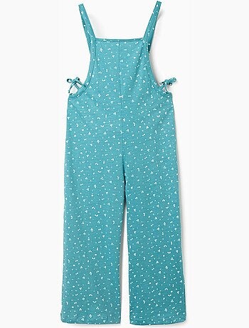 Combinaison en coton à motif floral