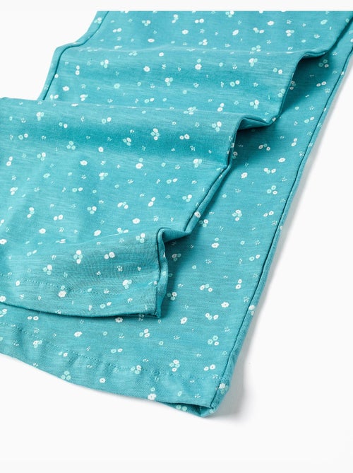 Combinaison en coton à motif floral - Kiabi