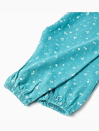 Combinaison en coton à motif floral