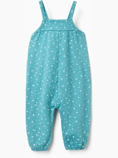 Combinaison en coton à motif floral - Kiabi