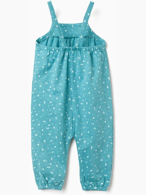 Combinaison en coton à motif floral - Kiabi