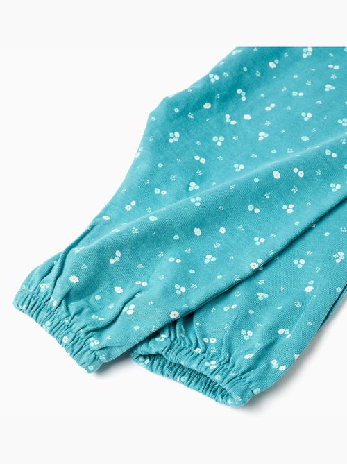 Combinaison en coton à motif floral - Kiabi