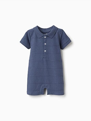 Combinaison en coton avec lignes en relief B&S