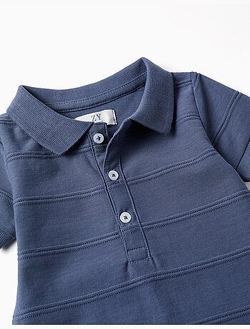 Combinaison en coton avec lignes en relief B&S