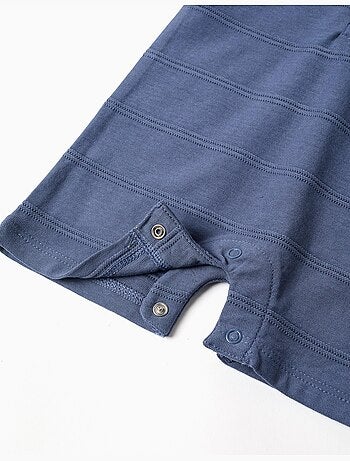 Combinaison en coton avec lignes en relief B&S