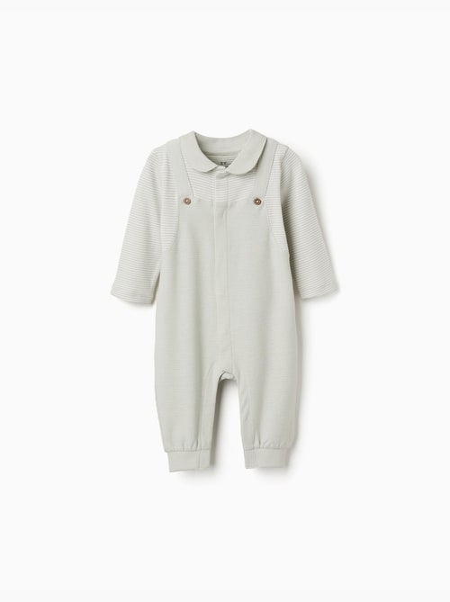 Combinaison en coton côtelé - Kiabi