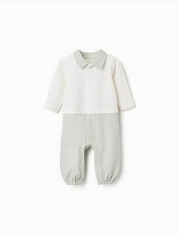 Combinaison en coton côtelé