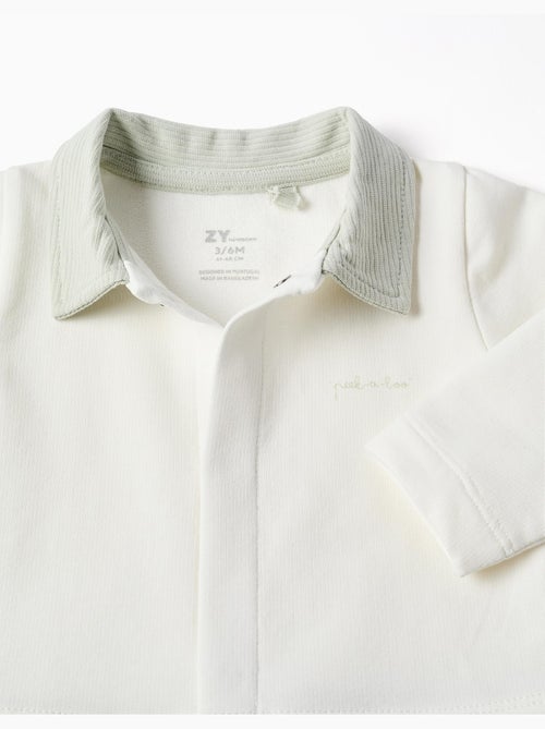 Combinaison en coton côtelé - Kiabi