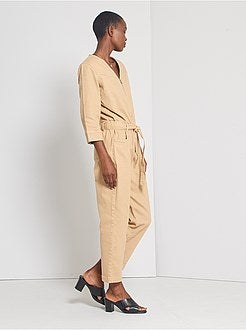 Combinaison en denim - Kiabi