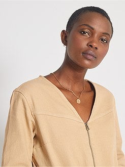 Combinaison en denim - Kiabi