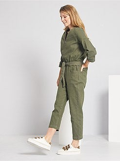 Combinaison en denim - Kiabi