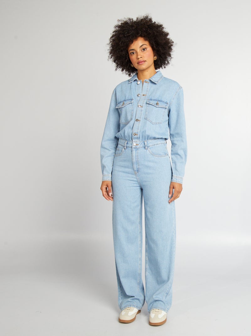 Combinaison en denim relaxed Denim - Kiabi