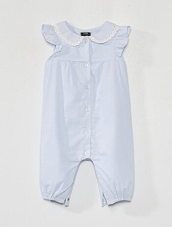 Combinaison en double voile de coton - Kiabi