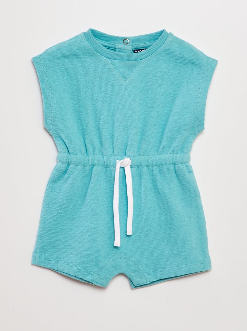 Polo éponge bleu outremer Femme - Terre de Marins Polo éponge bleu outremer Femme - Terre de Marins