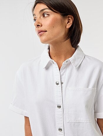 Combinaison en jean courte