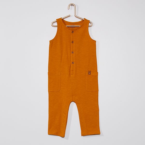 Combinaison En Jersey Boutonnee