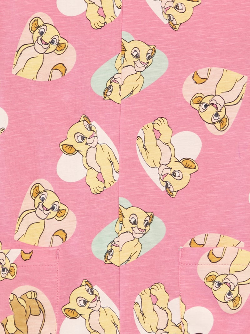 Combinaison en jersey 'Disney' 'Le Roi Lion' Rose - Kiabi