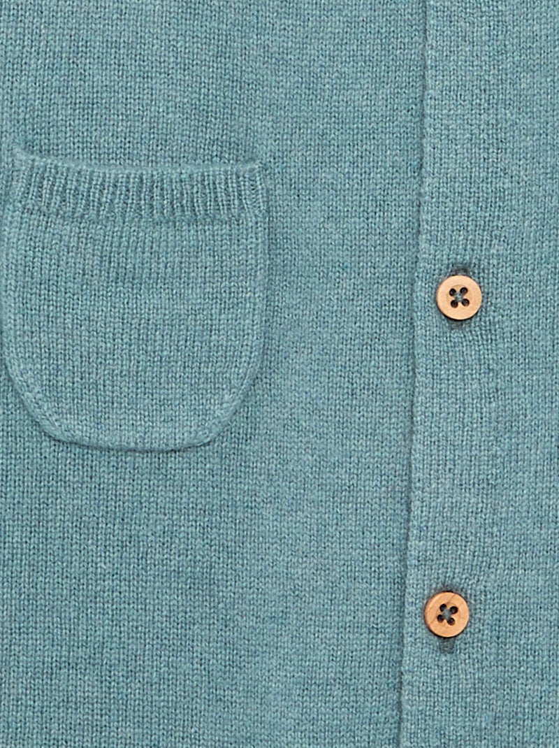 Combinaison en laine et cachemire - Premium Bleu - Kiabi