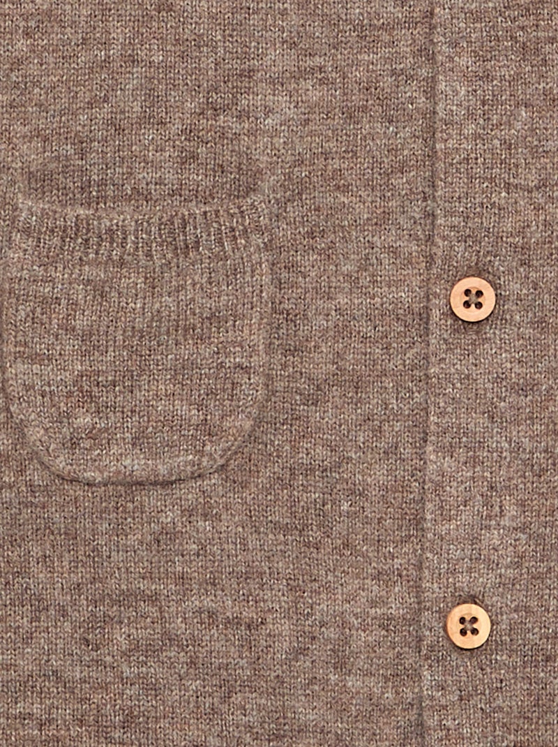 Combinaison en laine et cachemire - Premium Marron - Kiabi